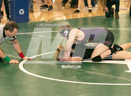 Thumbnail 2 in NCHSAA Women's Wrestling Invitational photogallery.