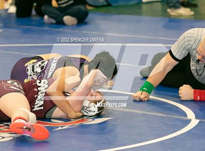 Thumbnail 2 in NCHSAA Women's Wrestling Invitational photogallery.