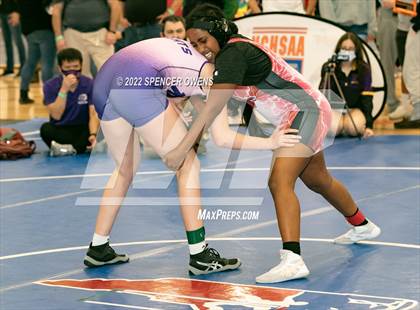 Thumbnail 1 in NCHSAA Women's Wrestling Invitational photogallery.