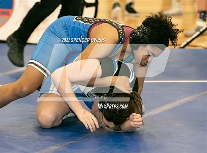 Thumbnail 2 in NCHSAA Women's Wrestling Invitational photogallery.