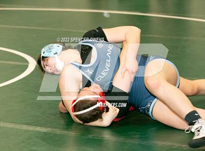 Thumbnail 3 in NCHSAA Women's Wrestling Invitational photogallery.