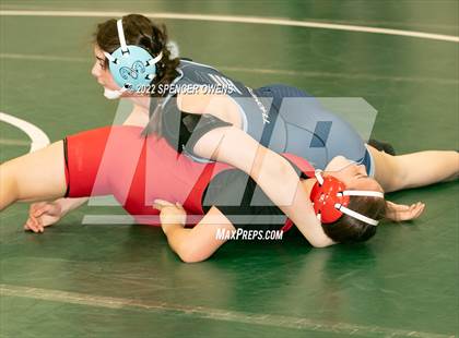 Thumbnail 2 in NCHSAA Women's Wrestling Invitational photogallery.