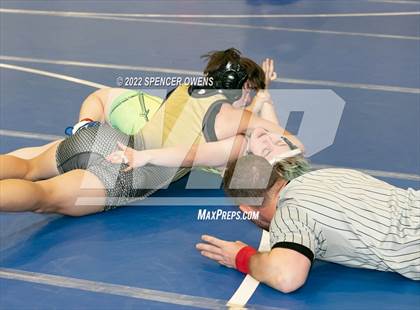 Thumbnail 1 in NCHSAA Women's Wrestling Invitational photogallery.