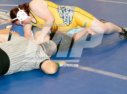 Thumbnail 2 in NCHSAA Women's Wrestling Invitational photogallery.