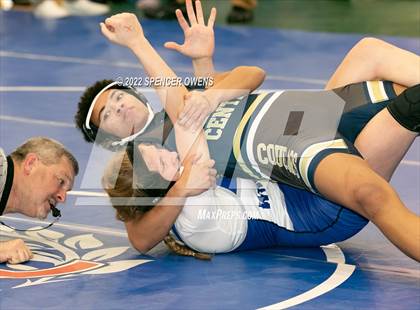 Thumbnail 2 in NCHSAA Women's Wrestling Invitational photogallery.