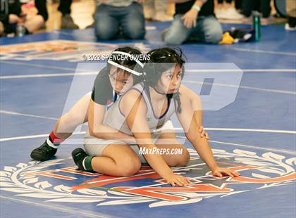 Thumbnail 2 in NCHSAA Women's Wrestling Invitational photogallery.