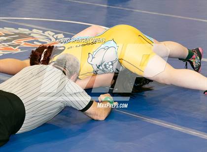 Thumbnail 1 in NCHSAA Women's Wrestling Invitational photogallery.