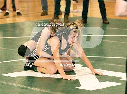 Thumbnail 1 in NCHSAA Women's Wrestling Invitational photogallery.