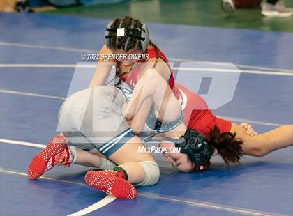 Thumbnail 2 in NCHSAA Women's Wrestling Invitational photogallery.