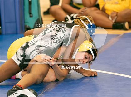Thumbnail 3 in NCHSAA Women's Wrestling Invitational photogallery.
