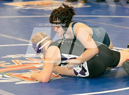 Thumbnail 1 in NCHSAA Women's Wrestling Invitational photogallery.