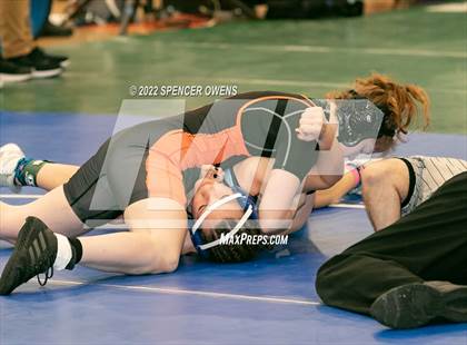Thumbnail 1 in NCHSAA Women's Wrestling Invitational photogallery.