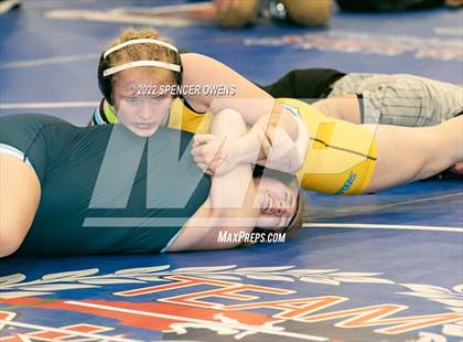 Thumbnail 3 in NCHSAA Women's Wrestling Invitational photogallery.