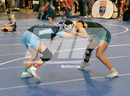 Thumbnail 3 in NCHSAA Women's Wrestling Invitational photogallery.