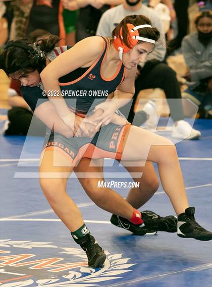 Thumbnail 3 in NCHSAA Women's Wrestling Invitational photogallery.
