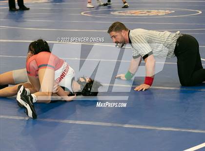 Thumbnail 2 in NCHSAA Women's Wrestling Invitational photogallery.