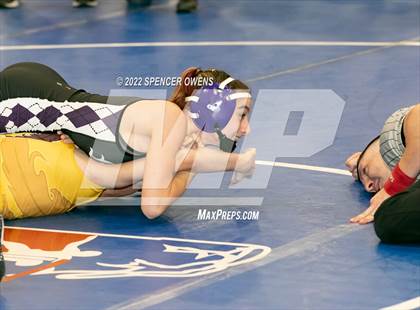 Thumbnail 2 in NCHSAA Women's Wrestling Invitational photogallery.