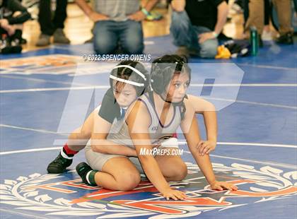 Thumbnail 1 in NCHSAA Women's Wrestling Invitational photogallery.