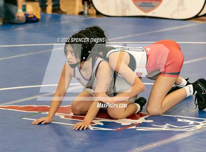 Thumbnail 1 in NCHSAA Women's Wrestling Invitational photogallery.