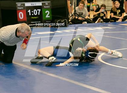 Thumbnail 2 in NCHSAA Women's Wrestling Invitational photogallery.