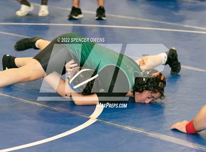 Thumbnail 2 in NCHSAA Women's Wrestling Invitational photogallery.