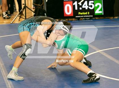 Thumbnail 2 in NCHSAA Women's Wrestling Invitational photogallery.