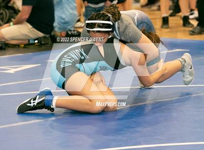 Thumbnail 1 in NCHSAA Women's Wrestling Invitational photogallery.