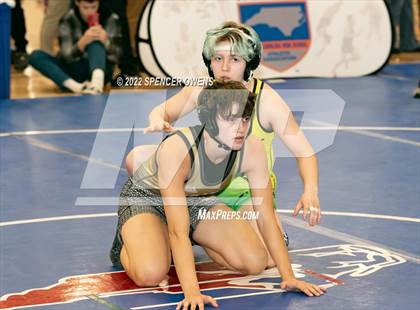Thumbnail 2 in NCHSAA Women's Wrestling Invitational photogallery.