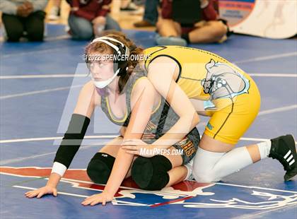 Thumbnail 3 in NCHSAA Women's Wrestling Invitational photogallery.