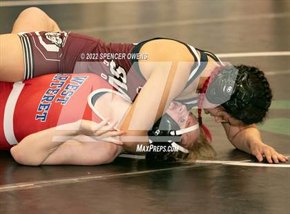 Thumbnail 2 in NCHSAA Women's Wrestling Invitational photogallery.