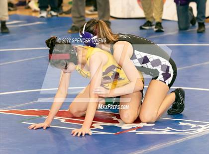 Thumbnail 3 in NCHSAA Women's Wrestling Invitational photogallery.