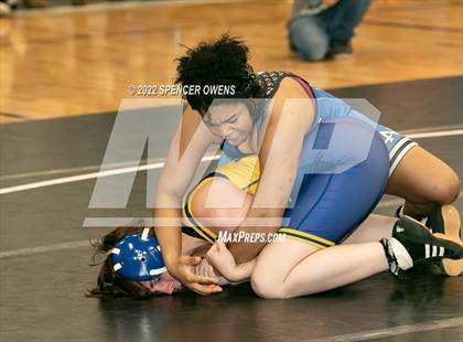 Thumbnail 1 in NCHSAA Women's Wrestling Invitational photogallery.