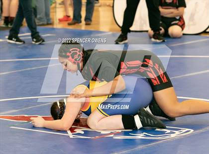 Thumbnail 2 in NCHSAA Women's Wrestling Invitational photogallery.
