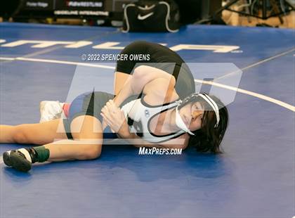 Thumbnail 2 in NCHSAA Women's Wrestling Invitational photogallery.