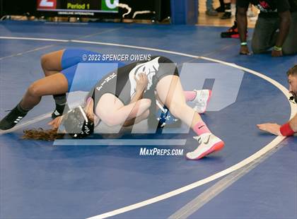 Thumbnail 3 in NCHSAA Women's Wrestling Invitational photogallery.