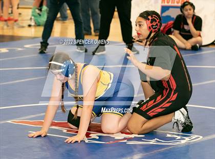 Thumbnail 3 in NCHSAA Women's Wrestling Invitational photogallery.