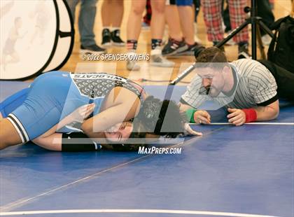 Thumbnail 1 in NCHSAA Women's Wrestling Invitational photogallery.