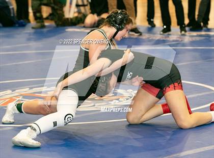 Thumbnail 2 in NCHSAA Women's Wrestling Invitational photogallery.