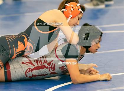 Thumbnail 1 in NCHSAA Women's Wrestling Invitational photogallery.