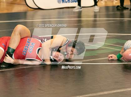Thumbnail 3 in NCHSAA Women's Wrestling Invitational photogallery.