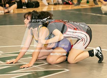 Thumbnail 2 in NCHSAA Women's Wrestling Invitational photogallery.