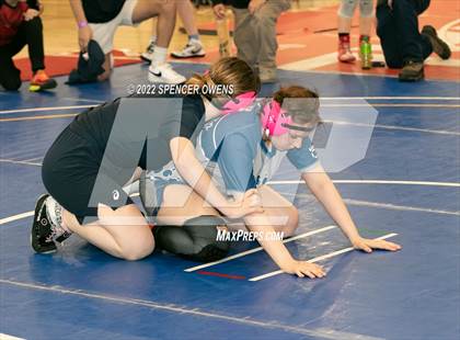 Thumbnail 3 in NCHSAA Women's Wrestling Invitational photogallery.