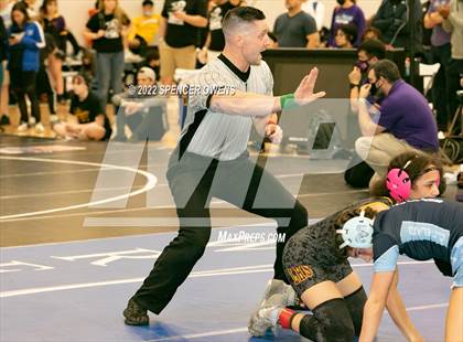 Thumbnail 2 in NCHSAA Women's Wrestling Invitational photogallery.