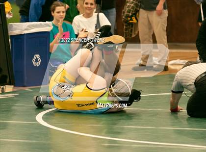 Thumbnail 3 in NCHSAA Women's Wrestling Invitational photogallery.