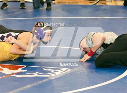 Thumbnail 1 in NCHSAA Women's Wrestling Invitational photogallery.