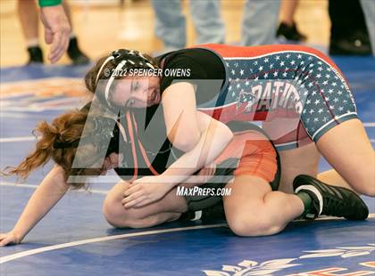 Thumbnail 3 in NCHSAA Women's Wrestling Invitational photogallery.