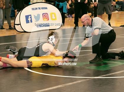 Thumbnail 3 in NCHSAA Women's Wrestling Invitational photogallery.