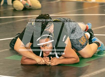 Thumbnail 1 in NCHSAA Women's Wrestling Invitational photogallery.