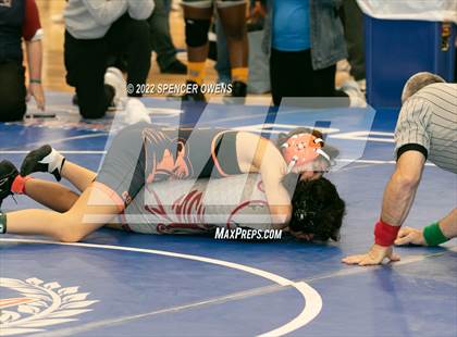 Thumbnail 2 in NCHSAA Women's Wrestling Invitational photogallery.