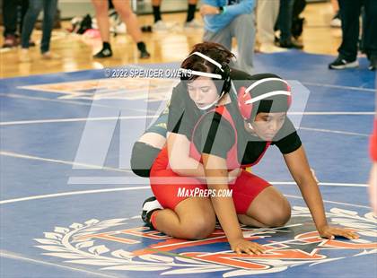 Thumbnail 2 in NCHSAA Women's Wrestling Invitational photogallery.